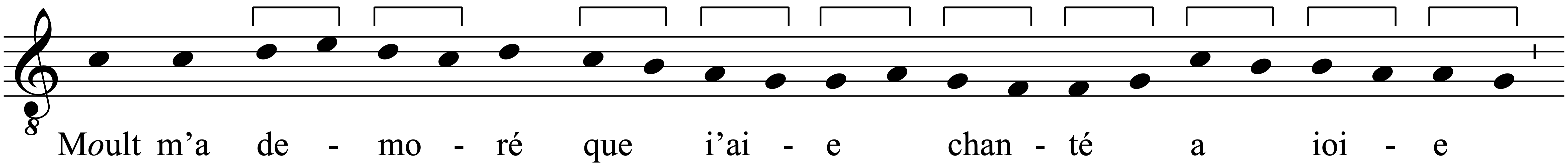 Work musical notation